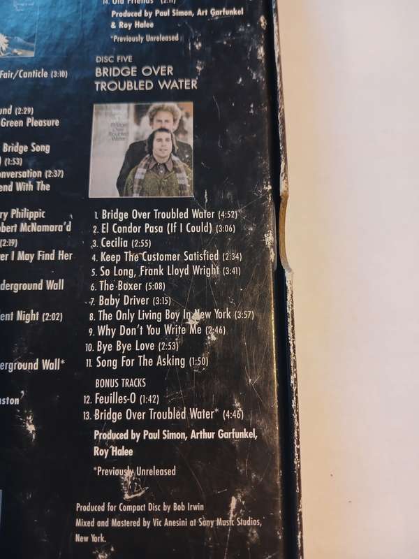 Simon & Garfunkel, The Columbia Studio Recordings 1964-1970, 5 x CD