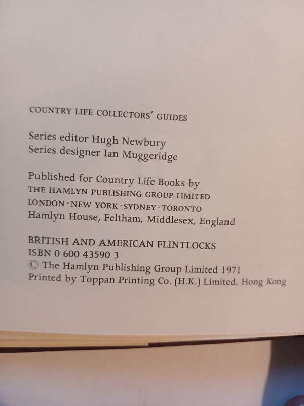 British and American Flintlocks by Frederick Wilkinson