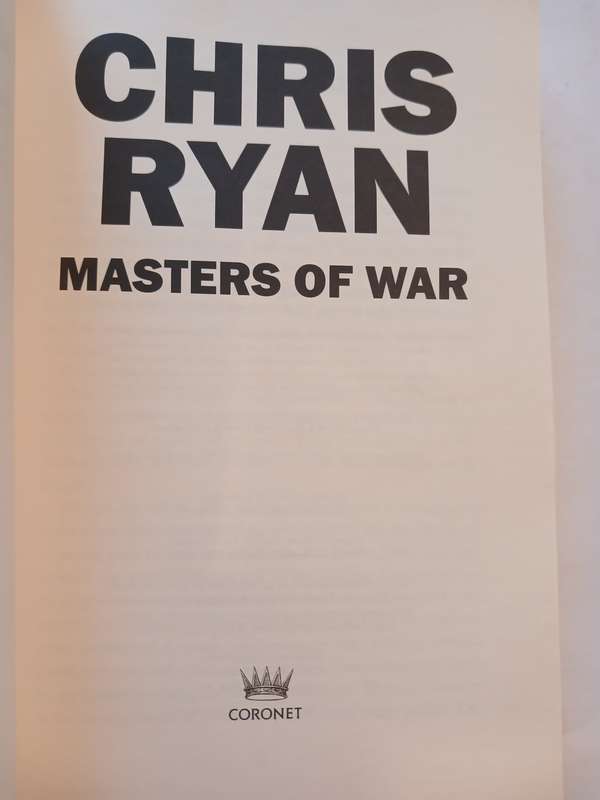 Masters of War by Chris Ryan