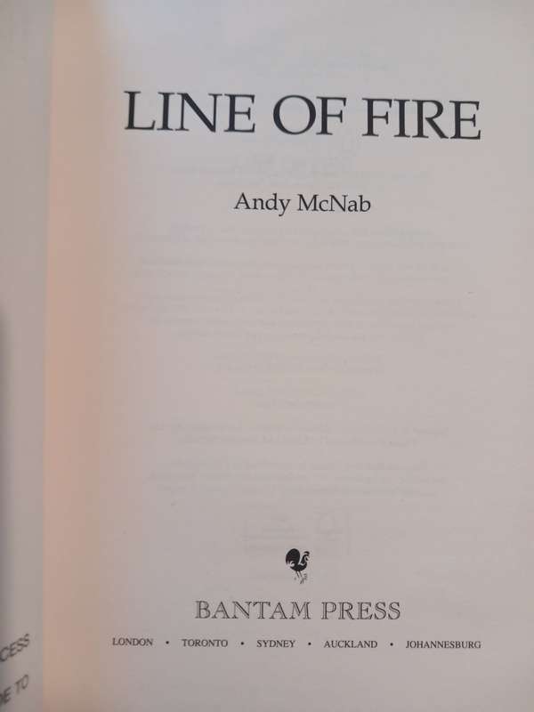 Line of Fire by Andy McNab