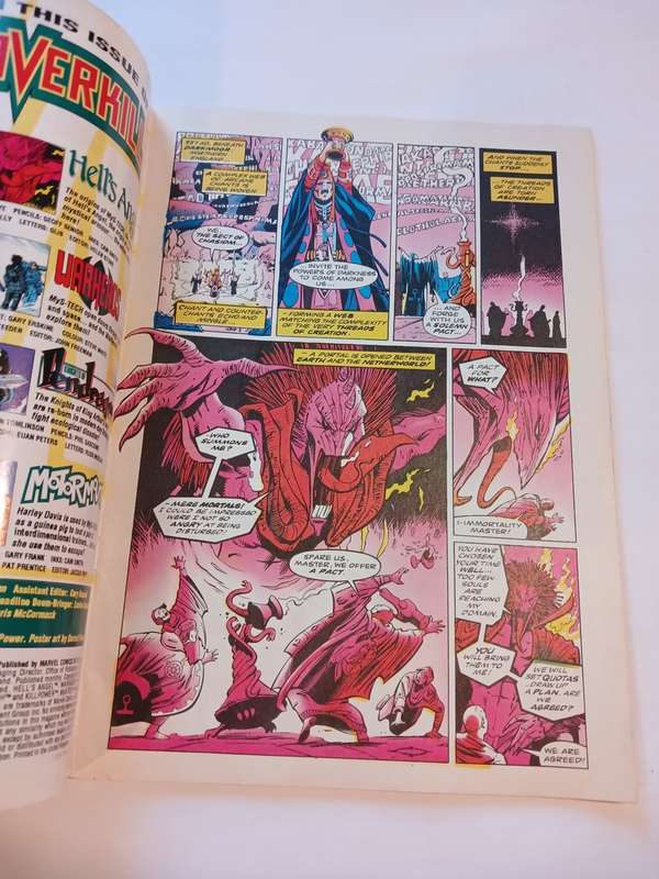 Marvel Comics, Overkill, 1st Issue Comic, Includes Poster