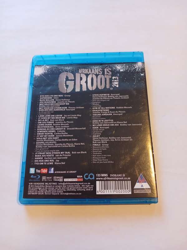 Afrikaans is Groot 2013 Die Konsert Blu-ray