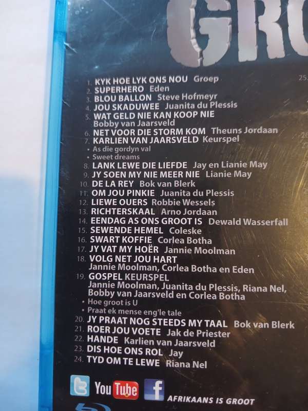 Afrikaans is Groot 2013 Die Konsert Blu-ray