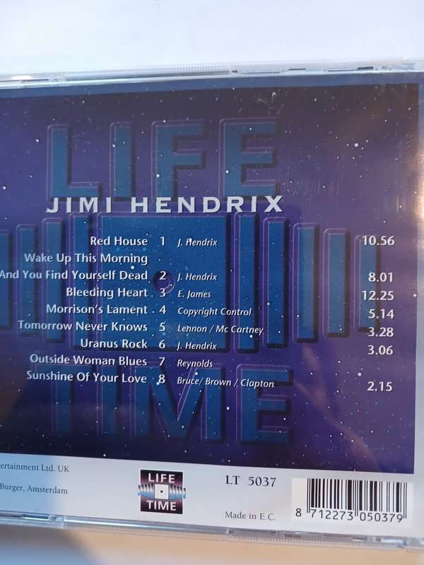 Jimi Hendrix, Sunshine of your Love CD, UK & Europe