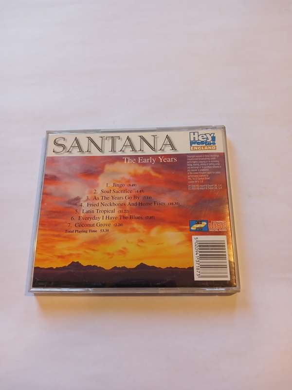 Santana, The Early Years CD, UK