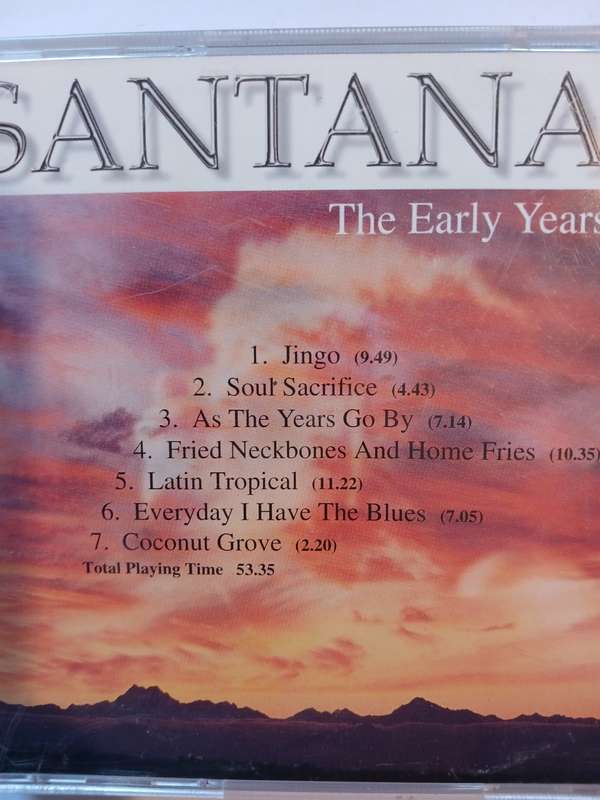 Santana, The Early Years CD, UK