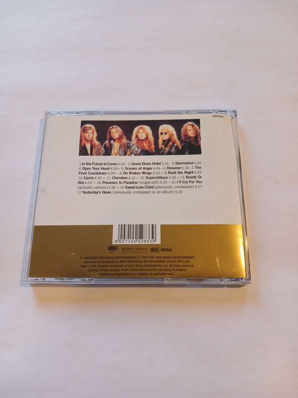 Europe, 1982 - 1992 CD