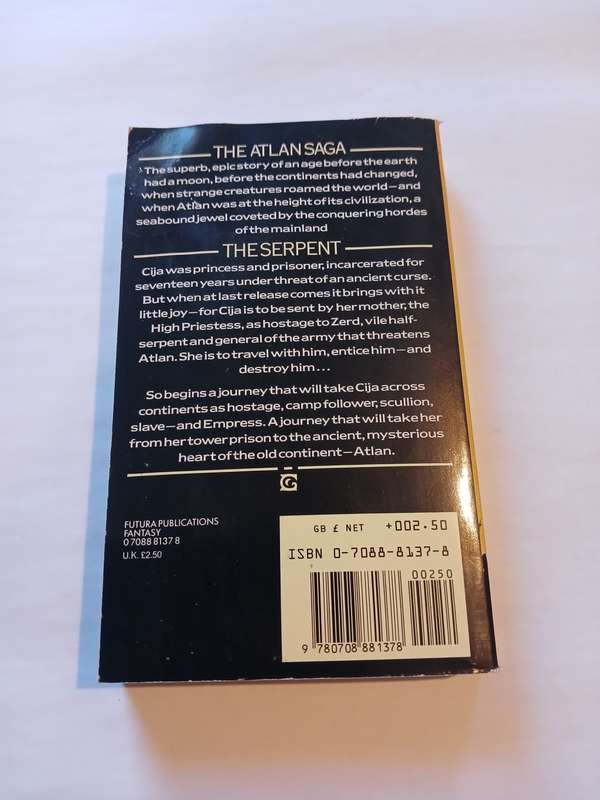 The Serpent, Book One of the Atlan Saga by Jane Gaskell