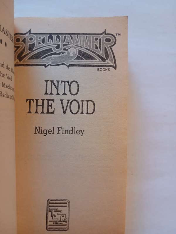 Into The Void, The Cloakmaster Cycle, Two by Nigel Findley, Spelljammer