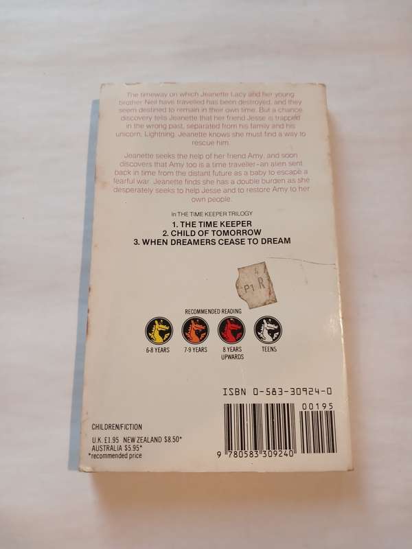 Child of Tomorrow, Book 2 of the Timekeeper Trilogy by Barbara Bartholomew