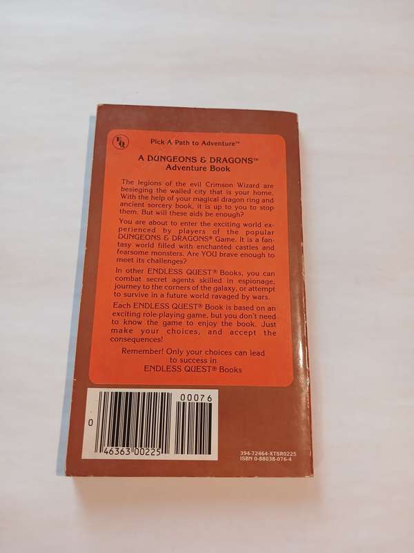Under Dragon's Wing, An Endless Quest Book No. 15 by John Kendall