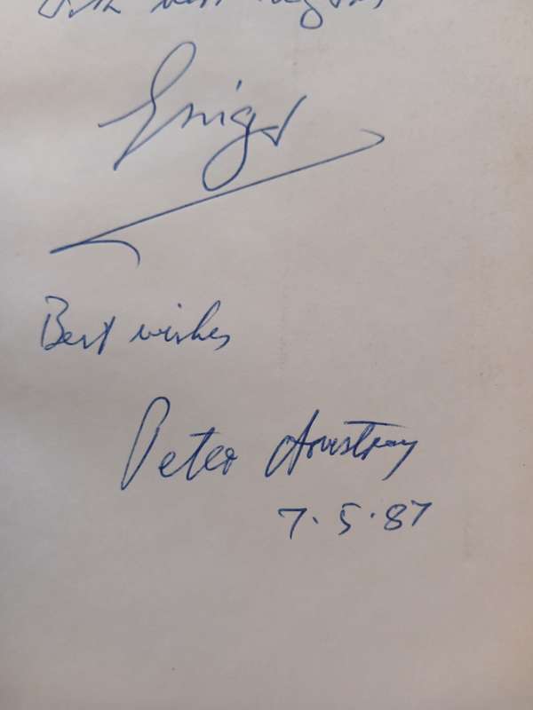 Tobacco Spiced with Ginger by Peter Armstrong, Signed