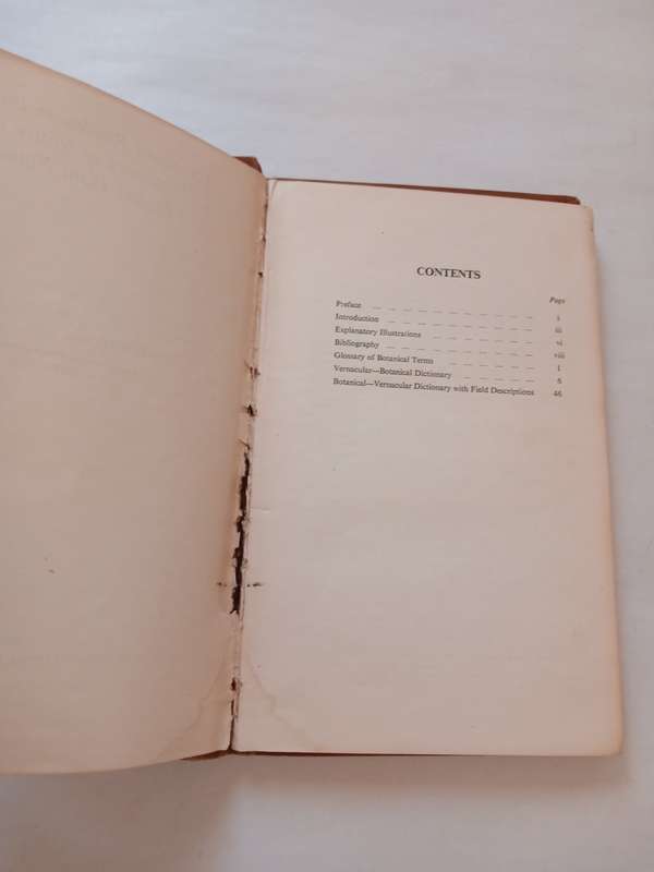 A Southern Rhodesian Botanical Dictionary of Native and English Plant Names by H. Wild