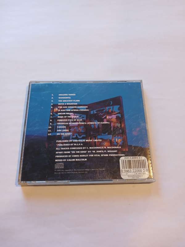 Runrig, Amazing Things CD, UK