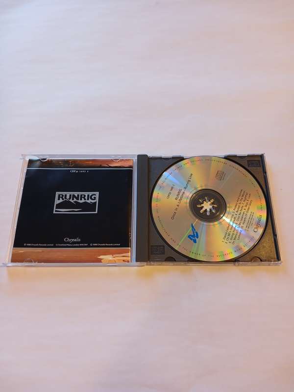 Runrig, Once in a Lifetime CD, UK
