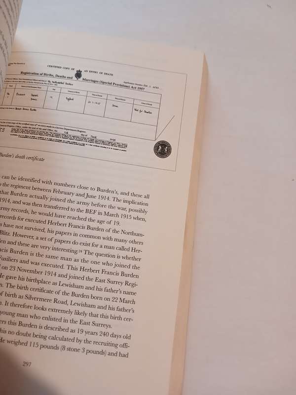 Blindfold and Alone, British Military Executions in the Great War by Cathryn Corns & John Hughes-Wil