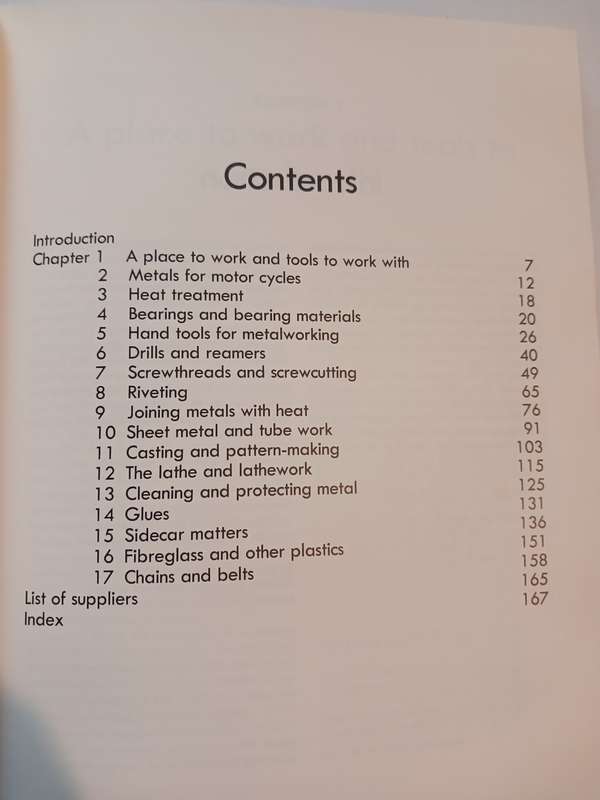 Motor Cycle Restorer's Workshop Companion by Geoff Purnell