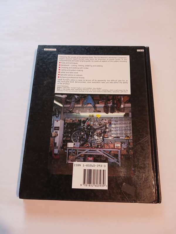Motor Cycle Restorer's Workshop Companion by Geoff Purnell