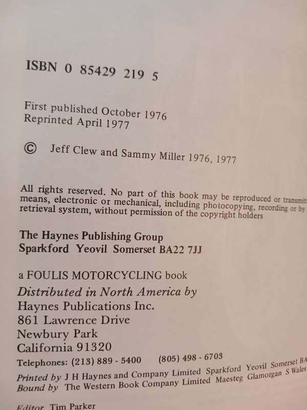 Sammy Miller, The Will to Win by Jeff Clew