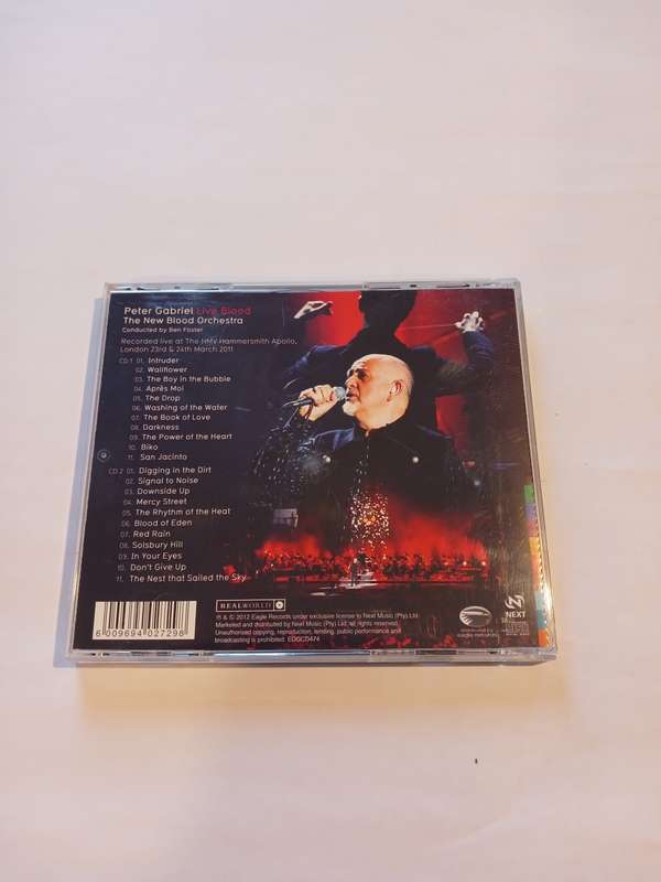 Peter Gabriel, Live Blood, 2 x CD
