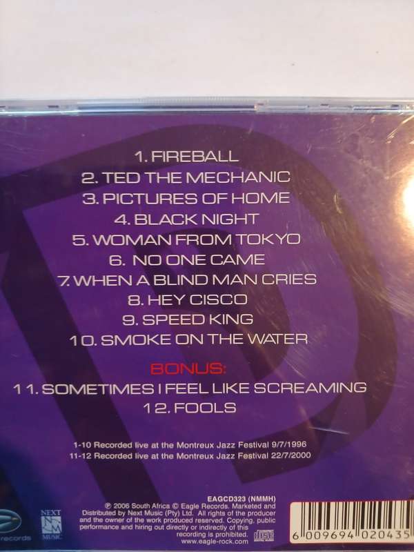 Deep Purple, Live At Montreux CD