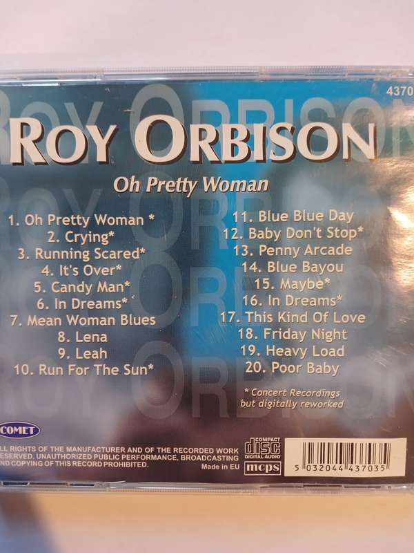 Roy Orbison, Oh Pretty Woman CD, Europe