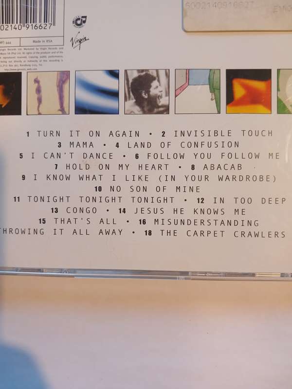 Genesis, Turn it on Again, The Hits CD