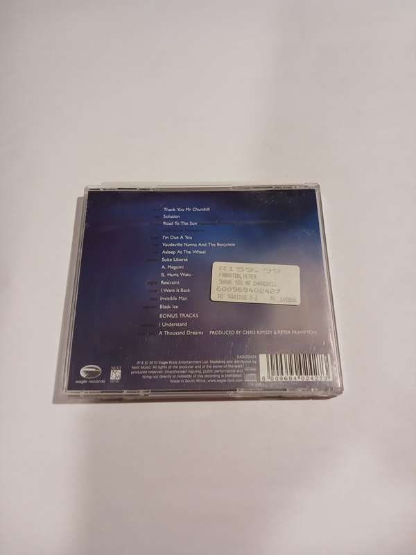 Peter Frampton, Thank You Mr Churchill CD
