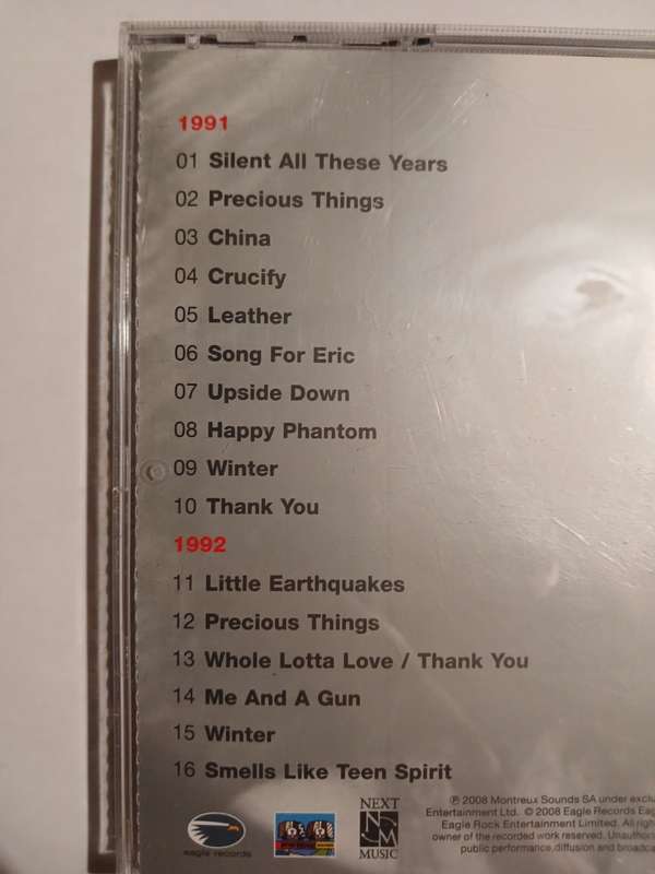 Tori Amos, Live at Montreux CD
