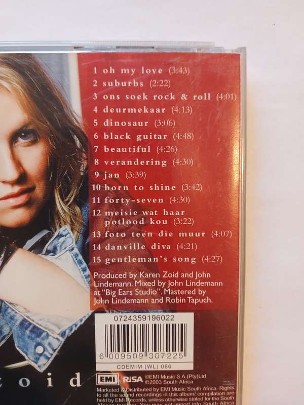 Karen Zoid, Chasing the Sun CD