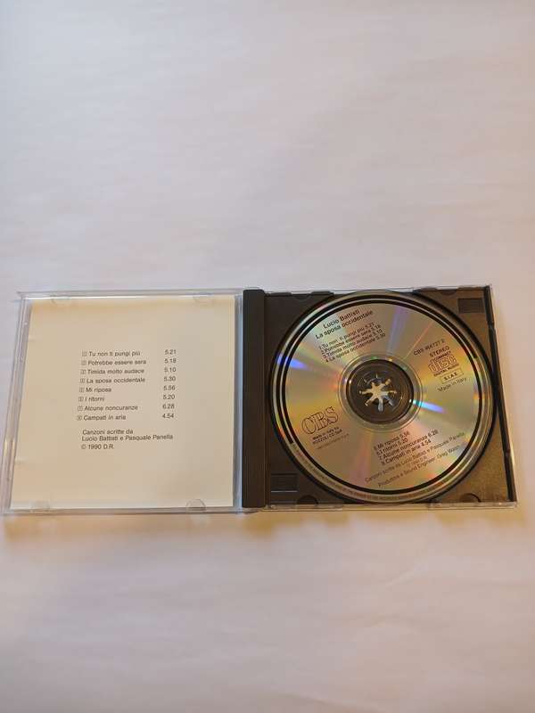 Lucio Battisti, La Sposa Occidentale CD, Italy