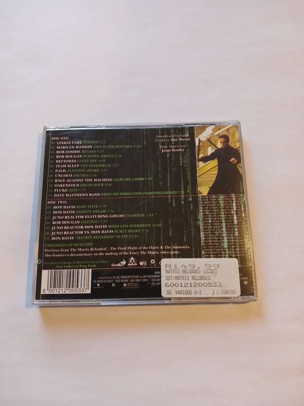 The Matrix Reloaded, The Album, 2 x CD, Enhanced