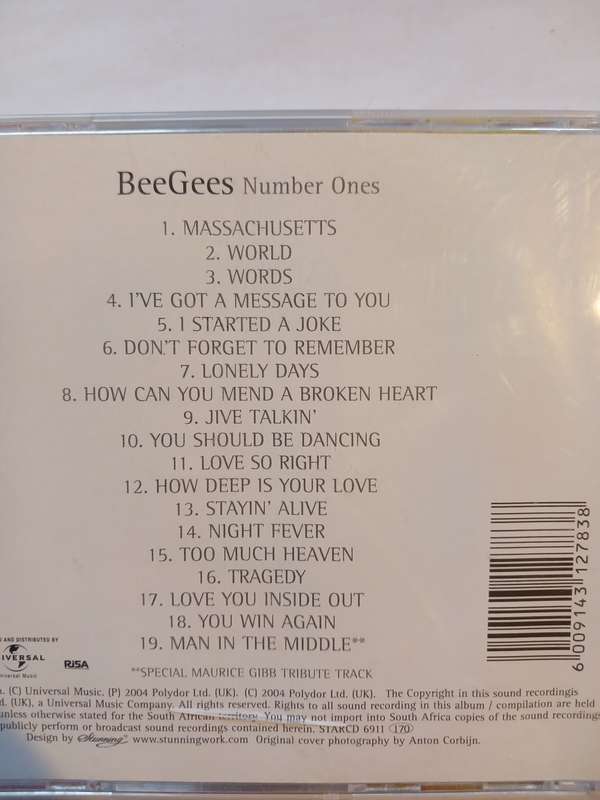 Bee Gees, Number Ones CD