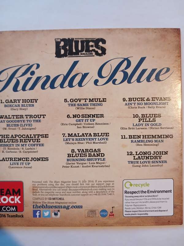Kinda Blue, Blues CD, UK