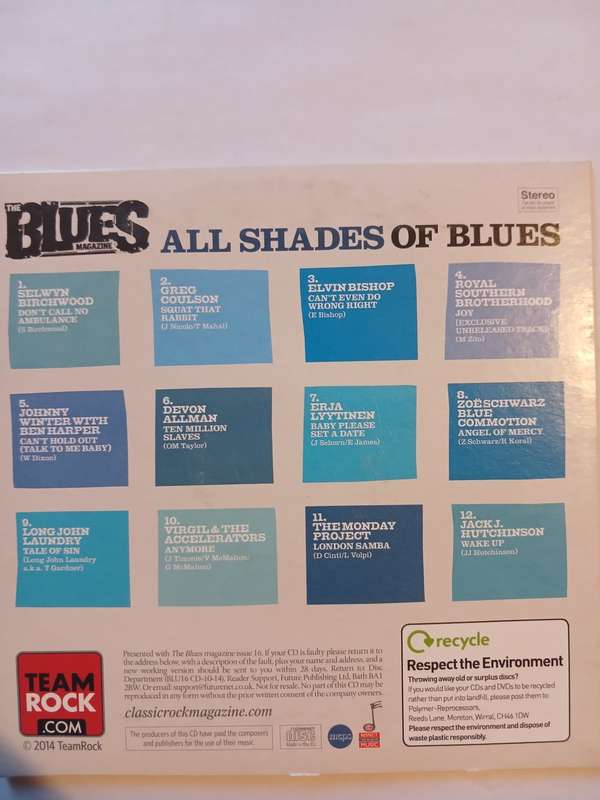 All Shades of Blue, Blues , UK