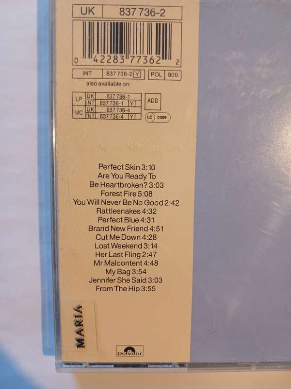 Lloyd Cole and the Commotions, 1984-1989 CD, Europe