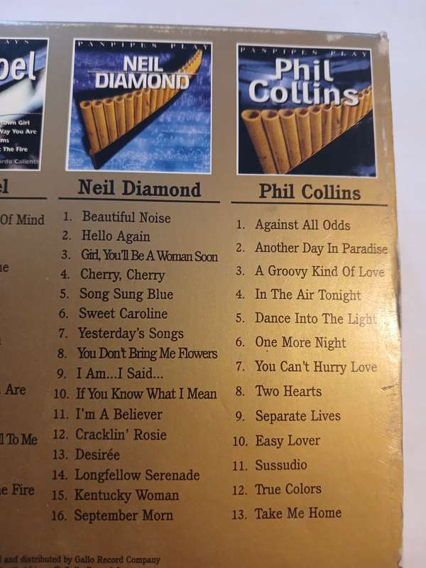 Limited Edition Boxset, Abba/Billy Joel/Neil Diamond/Phil Collins, 4 x CD