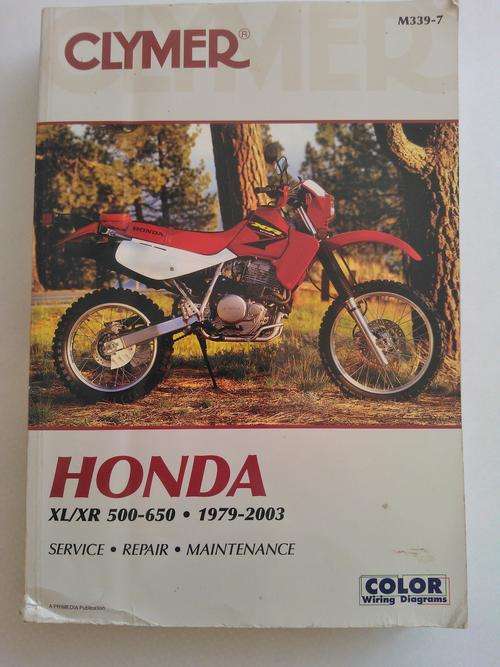 Clymer, Honda XL/XR 500-650, 1979 - 2003 Workshop Manual