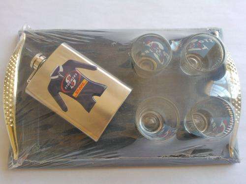 Stormers Hip Flask & Glasses