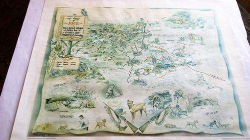 The story of Jock on a Map