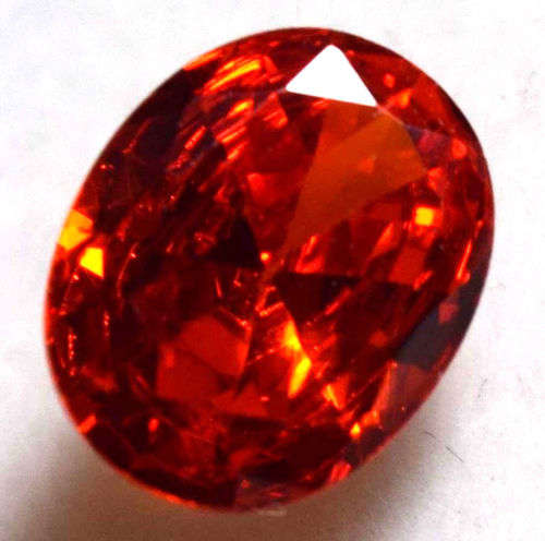 ***HUGE RARE*** ***LAB CERTIFIED*** 4.25 Ct Oval Cut Natural Orange Zircon