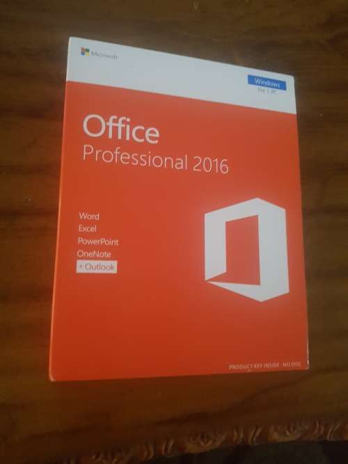 MICROSOFT OFFICE 2016 PROFESSIONAL EDITION. Sealed Retail Package.