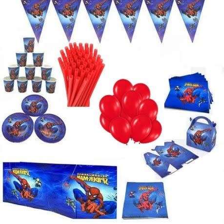 Spiderman party decor combo set