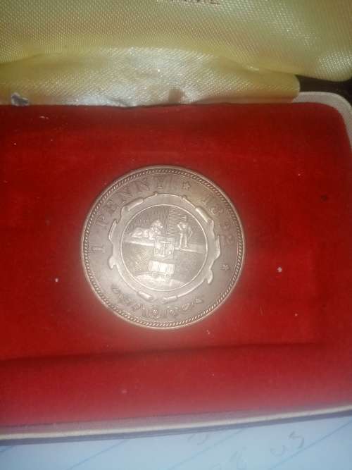 1892  1 penny South Africa