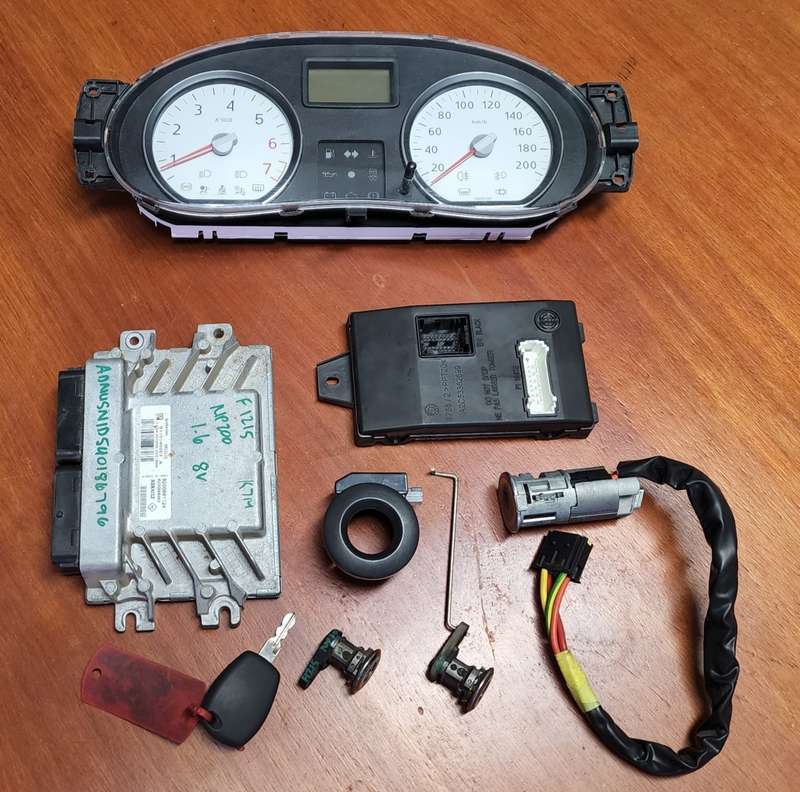 Complete NP200 1.6 ECU and Lock Set