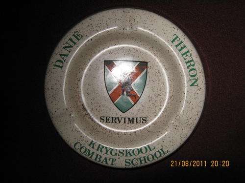 DANIE THERON COMBAT SCHOOL ASHTRAY