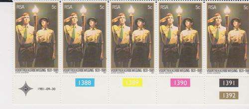 R.S.A. 1981 S.A.C.C. 507 "50th Anniversary of Voortrekker Movement"  C/Block M.N.H.
