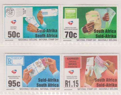 S.A. 1994 S.A.C.C. 877-880 "National Stamp Day" Set of 4 M.N.H.