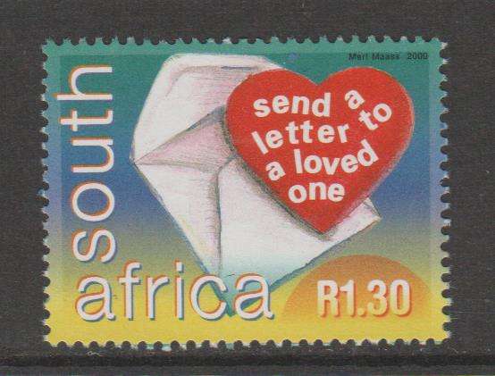 S.A. 2000 S.A.C.C. 1289 "World Post Day" One stamp M.N.H.