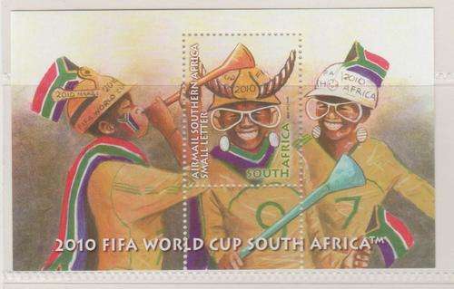 S.A. 2008 S.A.C.C. 1898 "2010 FIFA World Cup" M/Sheet M.N.H.
